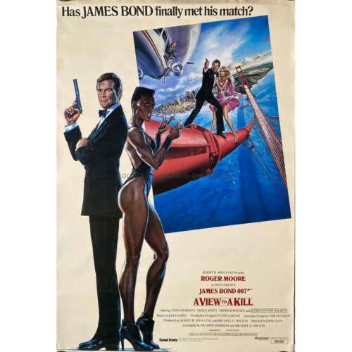 A VIEW TO A KILL US 1sh Intl Film Poster, gerollt - 27x41 Zoll. - 1985 - James Bo - Bild 1 von 1
