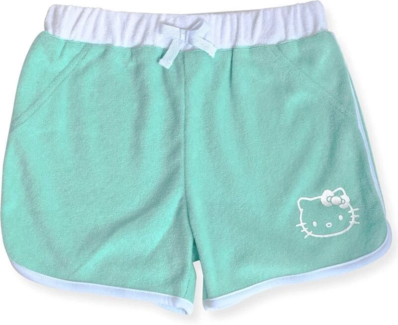 Conjunto de camiseta y corto de moda de 2 piezas de Hello Kitty para niñas talla 3T 4T 5/6 6X 7 8/10 12 Foto 3 de 3