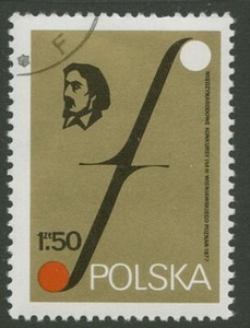 Poland Stamp Scott #2226 Henryk Wieniawski/Musical Symbol 1977