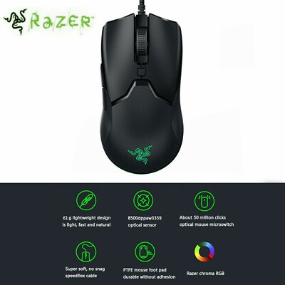 Razer Viper Mini kabelgebundene optische Gaming-Maus 8500DPI Computer optischer Sensor Mäuse