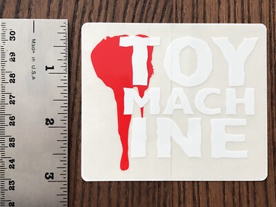 Toy Machine Skateboards Vintage Skateboarding STICKER NOS