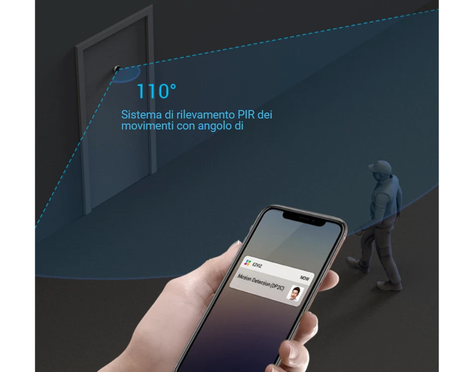 Ezviz CS-DP2C Spioncino Smart Display 4.3'' WIFI - FHD - Audio Bidirezionale Foto 4 de 4