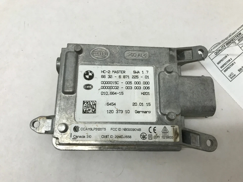 2014-2018 BMW M3 335i ВСПОМОГАТЕЛЬНЫЙ ГЛАВНЫЙ ДАТЧИК СМЕНЫ ПОЛОСЫ ДВИЖЕНИЯ OEM ПРЕДУПРЕЖДЕНИЕ О СМЕНЕ ПОЛОСЫ ДВИЖЕНИЯ - Изображение 2 из 3