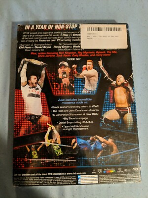 WWE: The Best of Raw and Smackdown DVD 3 Disc Set BRAND NEW