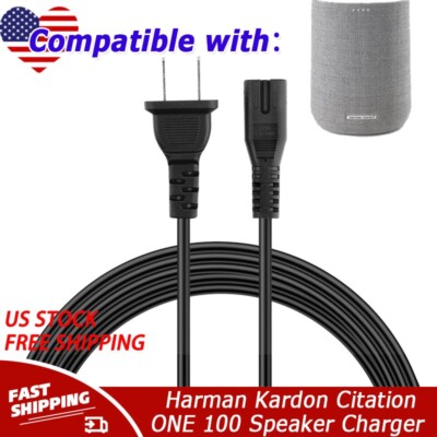AC Power Cord For Harman Kardon Citation ONE 100 200 300 500 Bluetooth Speaker