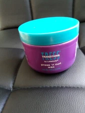 Lottabody Tress Tranzitions Press 'N Curl Wax 5.3Oz Straighten Hair Fingerprints