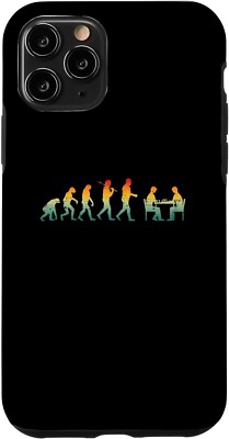 iPhone 11 Pro Vintage Evolution Schach Schachbrett Schachspieler Schach Retro Hülle