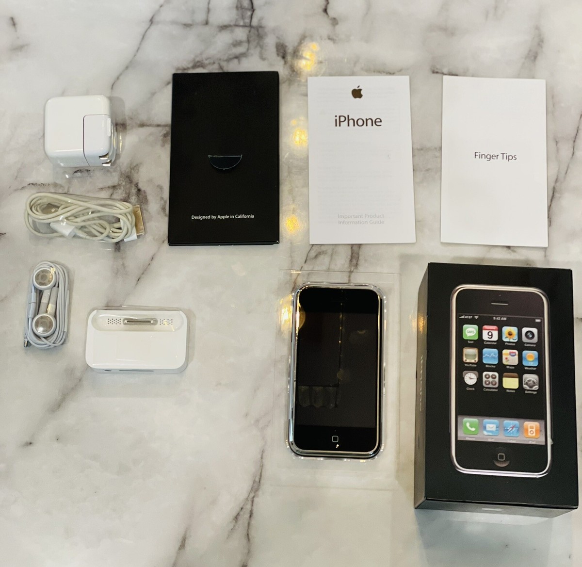 Apple iPhone 1st Generation - 4GB - Black (Unlocked) A1203 (GSM