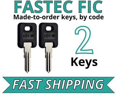 Fastec FIC Keys RV Camper Travel Trailer Lock Key Cut to Code CW401 ...
