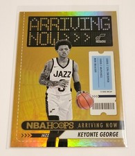 KEYONTE GEORGE 2023-24 Panini NBA Hoops ARRIVING NOW GOLD FOIL SP Insert #6 Jazz