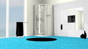 Pvc Cv 9 90 M Bodenbelag Swimming Pool Wasser Baden Wellen Blau 200 Cm Boden Ebay