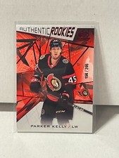 2021-22 Upper Deck SP Game Used Authentic Rookies Parker Kelly #183 Red /205 RC