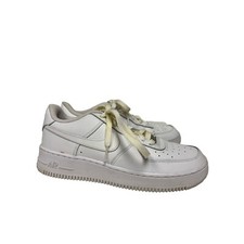 Nike Air Force 1 LE White Lowshaft Kids Basketball Shoe Size 6.5 6.5 Youth