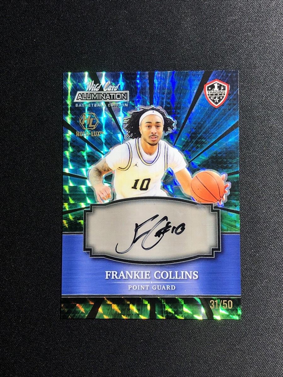2022 FRANKIE COLLINS WILD CARD ALUMINATION HOLO-LUX AUTO RC #'d