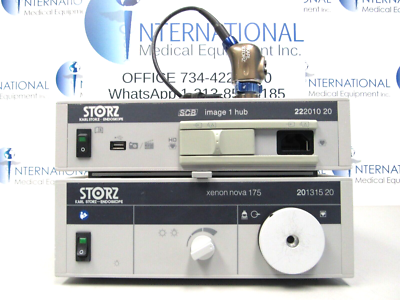 Karl Storz 22201020 Image 1 Hub w/USB NTSC 175 Nova Light Source w