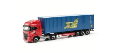 Herpa 317368 - 1:87 Iveco S-Way LNG Container-Sattelzug ''HH Bode/Tailwind''