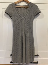 Sleeping On Snow Anthropologie Gray Wool Cashmere Blend Sweater Dress Lined XS