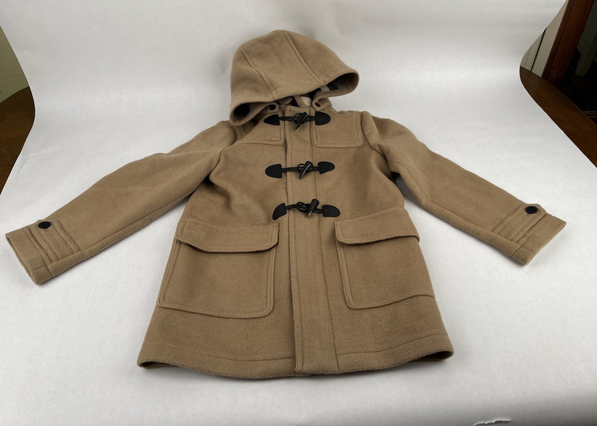 Burberry girls toggle winter Wool Coat 10 Years Nova Check lining