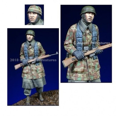 1/35 Alpine #35247 Fallschirmjager Ardennes #1 Unpainted Figure