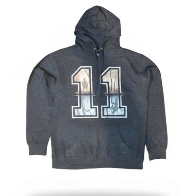 Stranger Things Netflix Eleven XL Gray Hoodie Limited Edition Official Merch