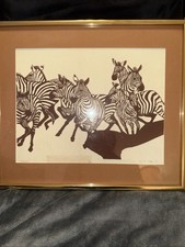 MCM Silk-Screen Serigraph Art Print 