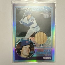 Topps 2001 Archives Reserve Rookie Reprint Relics Ryne Sandberg Cubs #ARR41