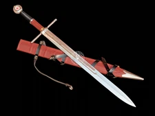 Handcrafted Templar Crusader Sword with Scabbard – Medieval Replica sword gift
