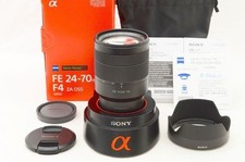 Sony Zeiss Vario-Tessar T FE 24-70mm F4 ZA OSS SEL2470Z with original box and a