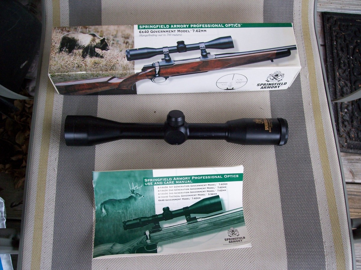 Springfield Armory 6x Sniper Scope .308 Used | eBay