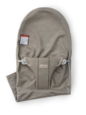 BabyBj rn Fabric Seat for Bouncer Mesh Gray Beige