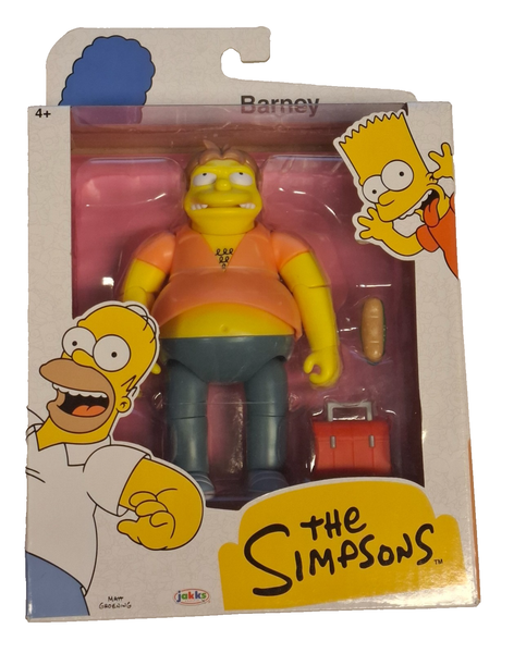 Jakks Pacific The Simpsons Barney Actionfigur Sammlerfigur Neu & Ovp-image