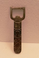 Vintage BECKS Bier Flaschen&ouml;ffner Metall Deutschland BAR Werkzeug Werbe Colle