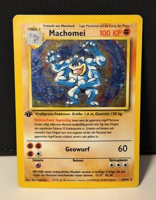 Machomei / Machamp 1. Edition GD Deutsch German Holo - Pokemon
