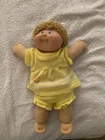 Vintage Cabbage Patch Kid Girl Jesmar Spain Wheat Hair Green Eyes Freckles 1984