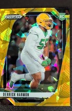 2025 Panini Prizm Draft Picks - Derrick Harmon #96 Gold Ice Prizm (RC)