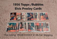 Elvis Presley    1956 Topps/Bubbles Cards      YOUR CHOICE