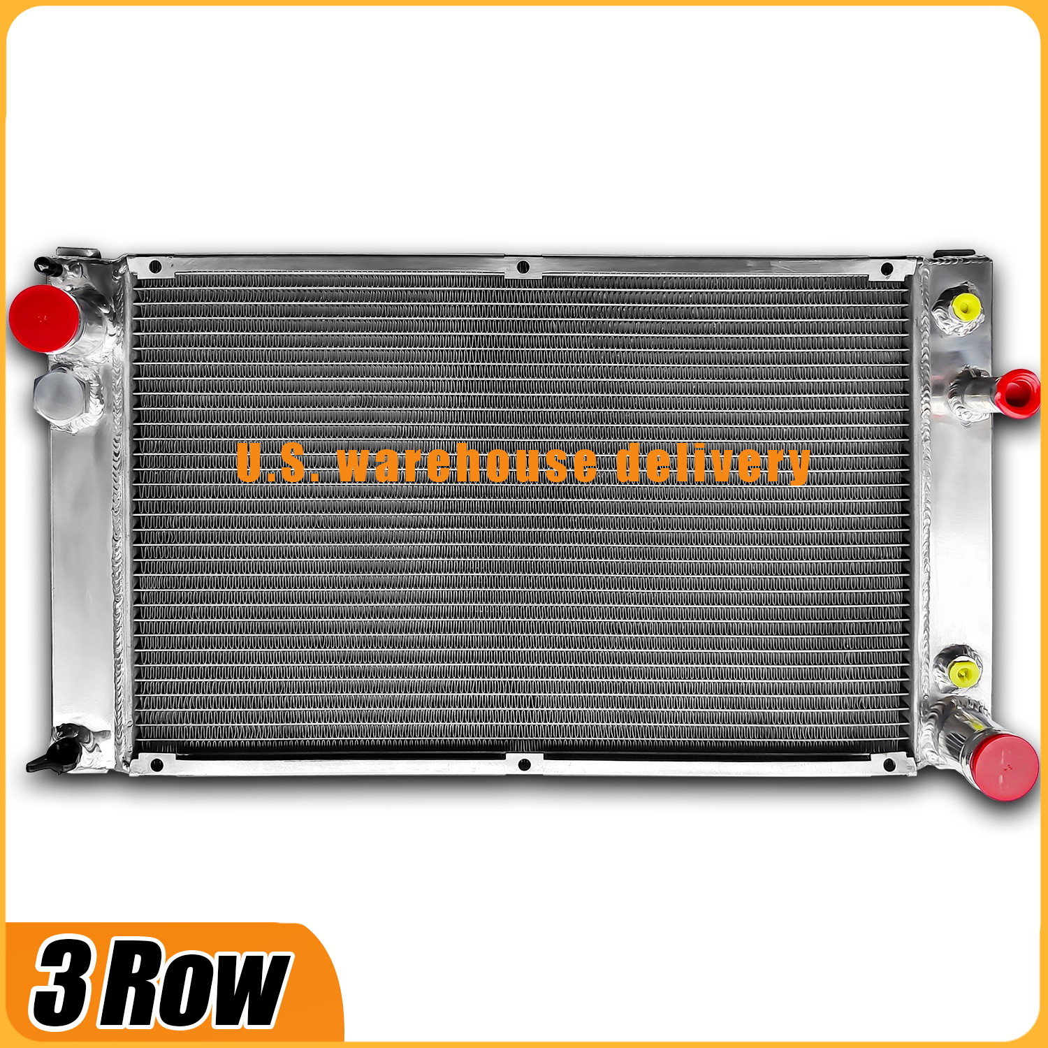 Aluminum Radiator for 1983-1988 PORSCHE 944 2.5L 2.7L AT & MT NON-Turbo S2 3 Row