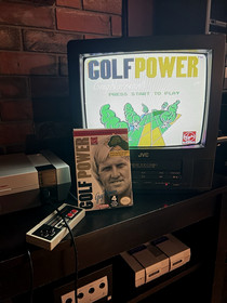 Greg Norman Golf Power for Nintendo NES Complete Cleaned and Play Tested