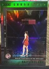 2025 Panini Caitlin Clark Chronicled - WNBA Caitlin Clark #42 Holo Green