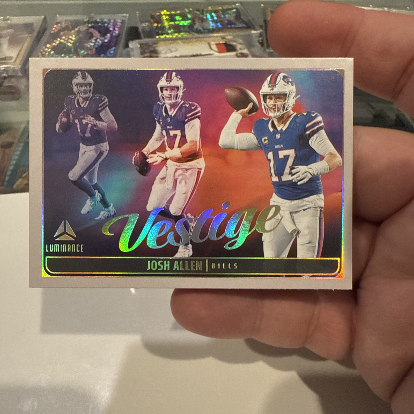 2025 Panini Luminance Josh Allen VESTIGE #7 🔥 Buffalo Bills