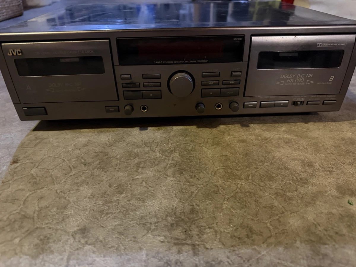 Platine cassette stéréo JVC TD-R411 Quick Reverse Dolby avec