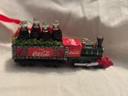 Coca Cola Christmas Vintage train ornament Red & Green