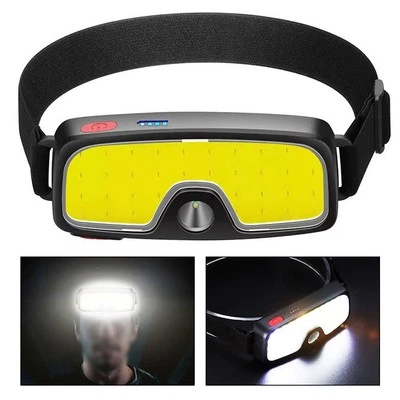 SUPER BRIGHT Lampes frontales LED COB légères facilement portables parfaites pour toutes le