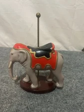 Franklin Mint The Treasury Of Carousel Art Elephant Porcelain Figurine 
