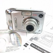Fuji Film Finepix A500 Digital Camera Silver Tested Working
