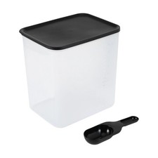 10L Pet Dog Food Storage Container With Scoop Dry Food Storer Clip Lock Box
