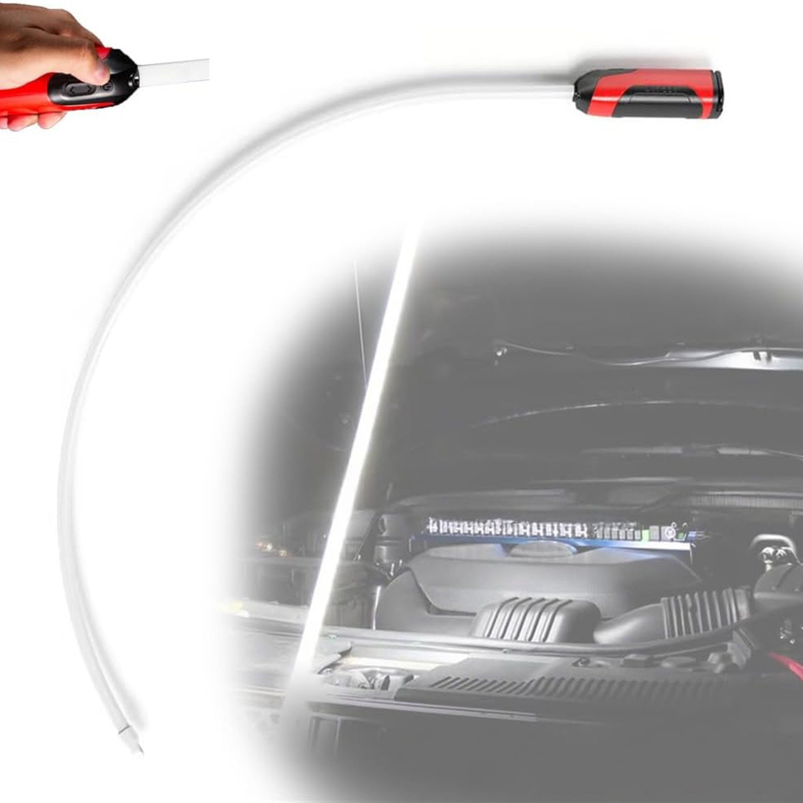 Flexible LED Flashlight Stick,Work Light With High- LED, 3 Brightness Modes,