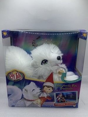 ELF PETS An Arctic Fox Tradition Story Book Included & Glow In The Dark Snow BH