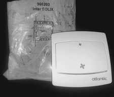 interrupteur Eolix Alcyon 966203 Atlantic Schneider avec sérigraphie 2 vitesses