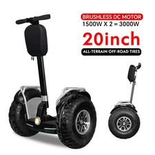 3000W/67.2V 15.6AH Dual Motor 20in Off Road Electric Self Balance Vehicle APP ea